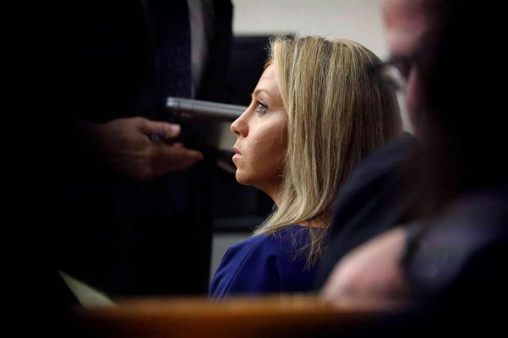 PHOTO: Fired Dallas Police Officer Amber Guyger listens as her attorneys make arguments during her murder trial, Sept. 23, 2019, in Dallas. Guyger went on trial in the shooting death of Botham Jean.