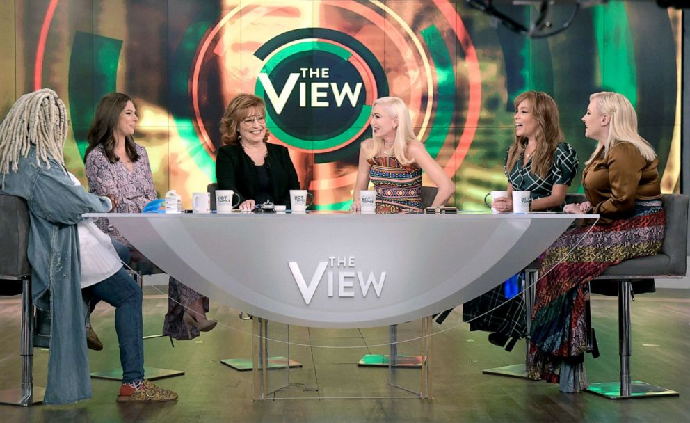 PHOTO: Gwen Stefani guest stars on ABC's "The View" Tuesday, Sept. 24, 2019.