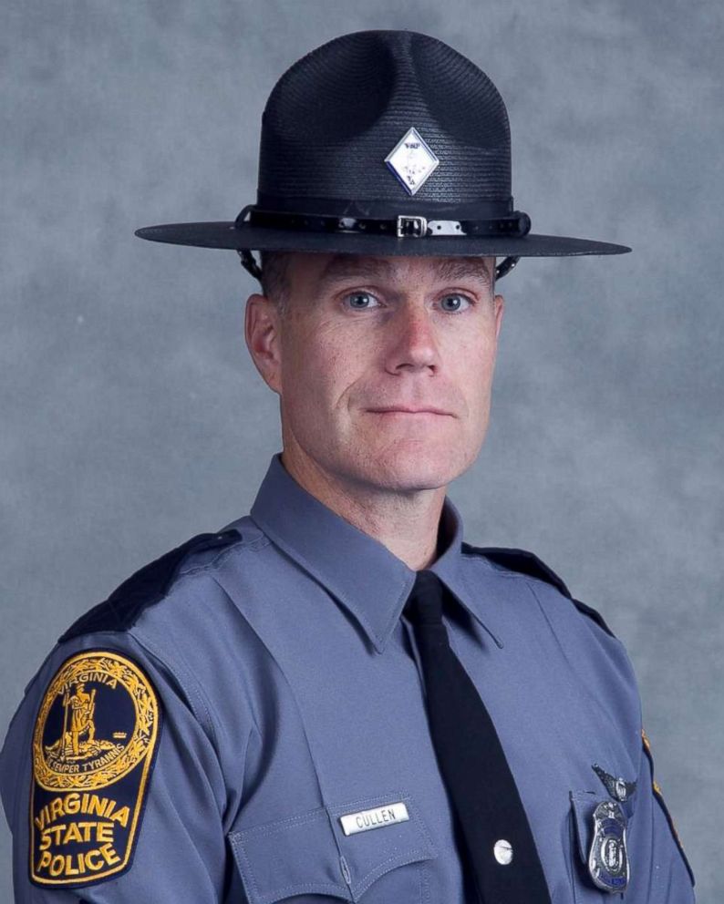 PHOTO: Virginia State Police  officer H. Jay Cullen seen in this image released by Virginia State police, Aug. 12, 2017. 