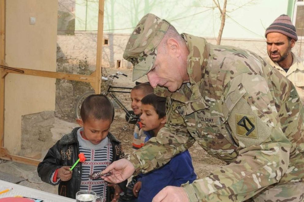 PHOTO: Army Gen. Jack Hammond worries about the girls he helped build a school for in Kabul, while he was a commanding general there.