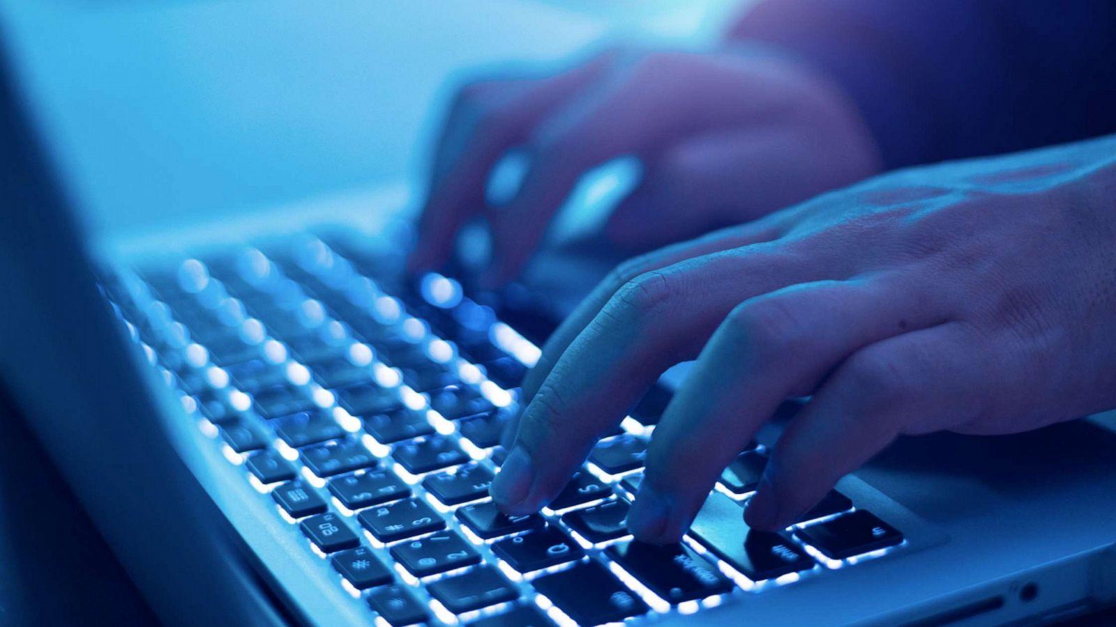 PHOTO: An undated stock photo depicts an unidentified person typing on a computer keyboard.