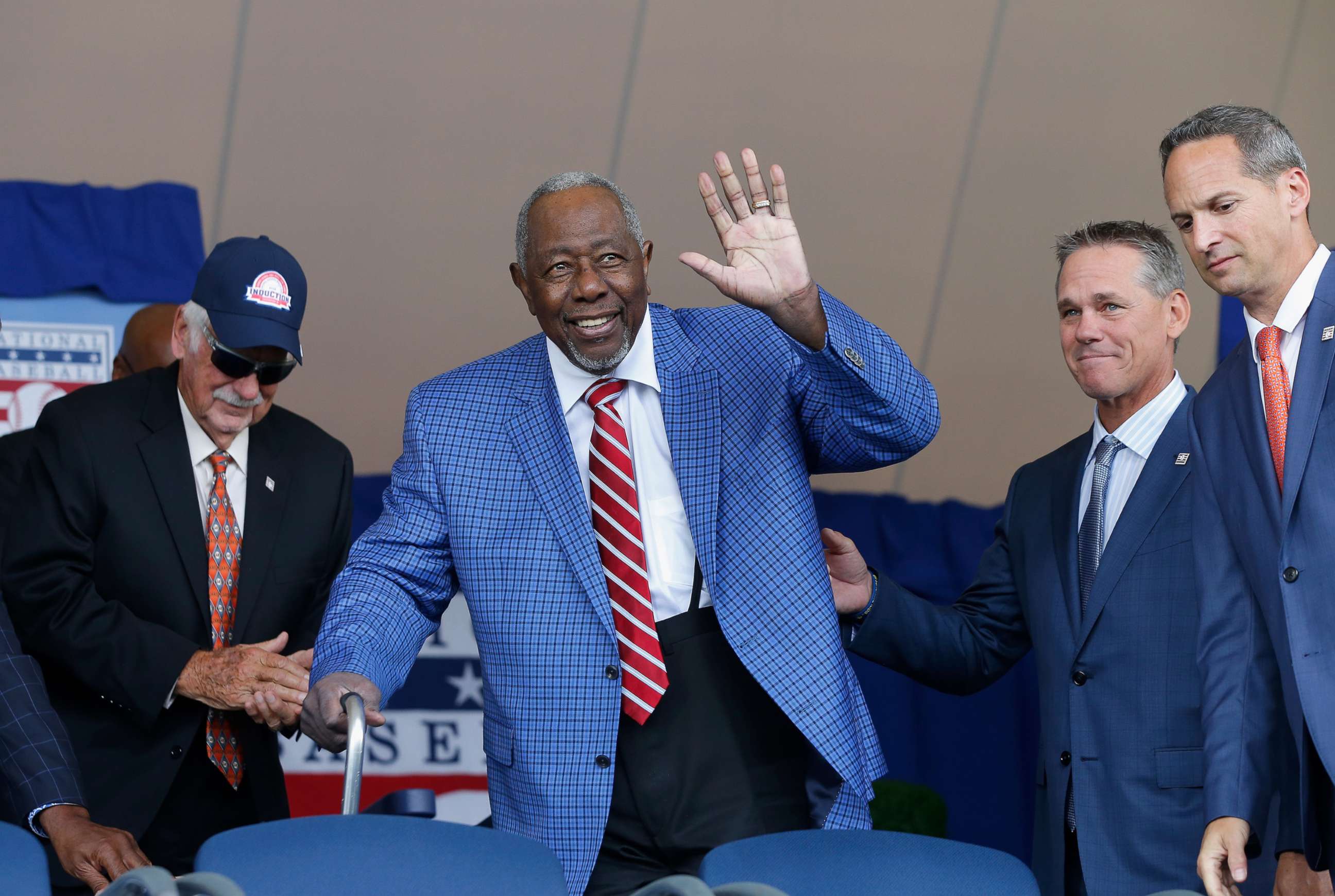 Hank Aaron, Hall of Famer and an icon in Milwaukee and Atlanta