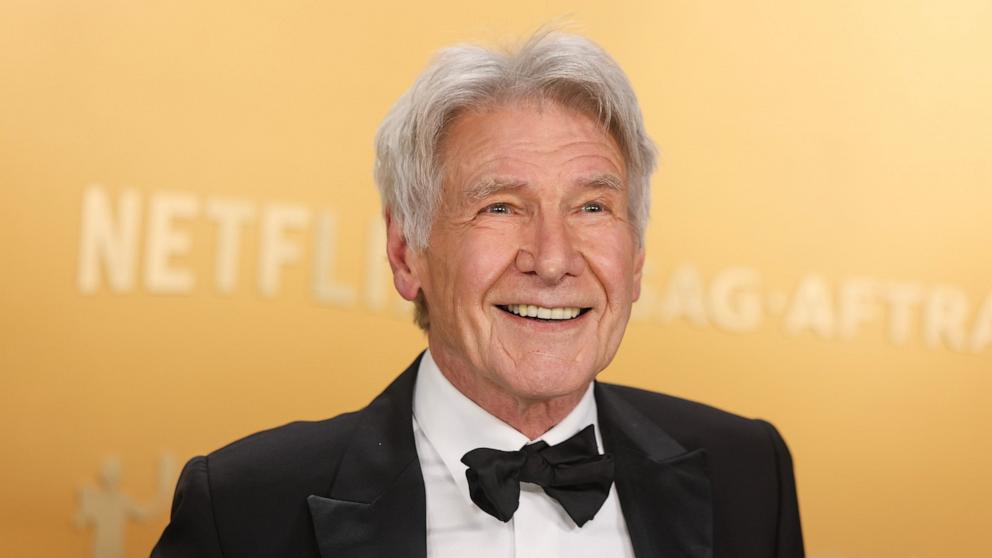 PHOTO: Harrison Ford attends the 31st annual Screen Actors Guild Awards, Feb. 23, 2025 in Los Angeles.