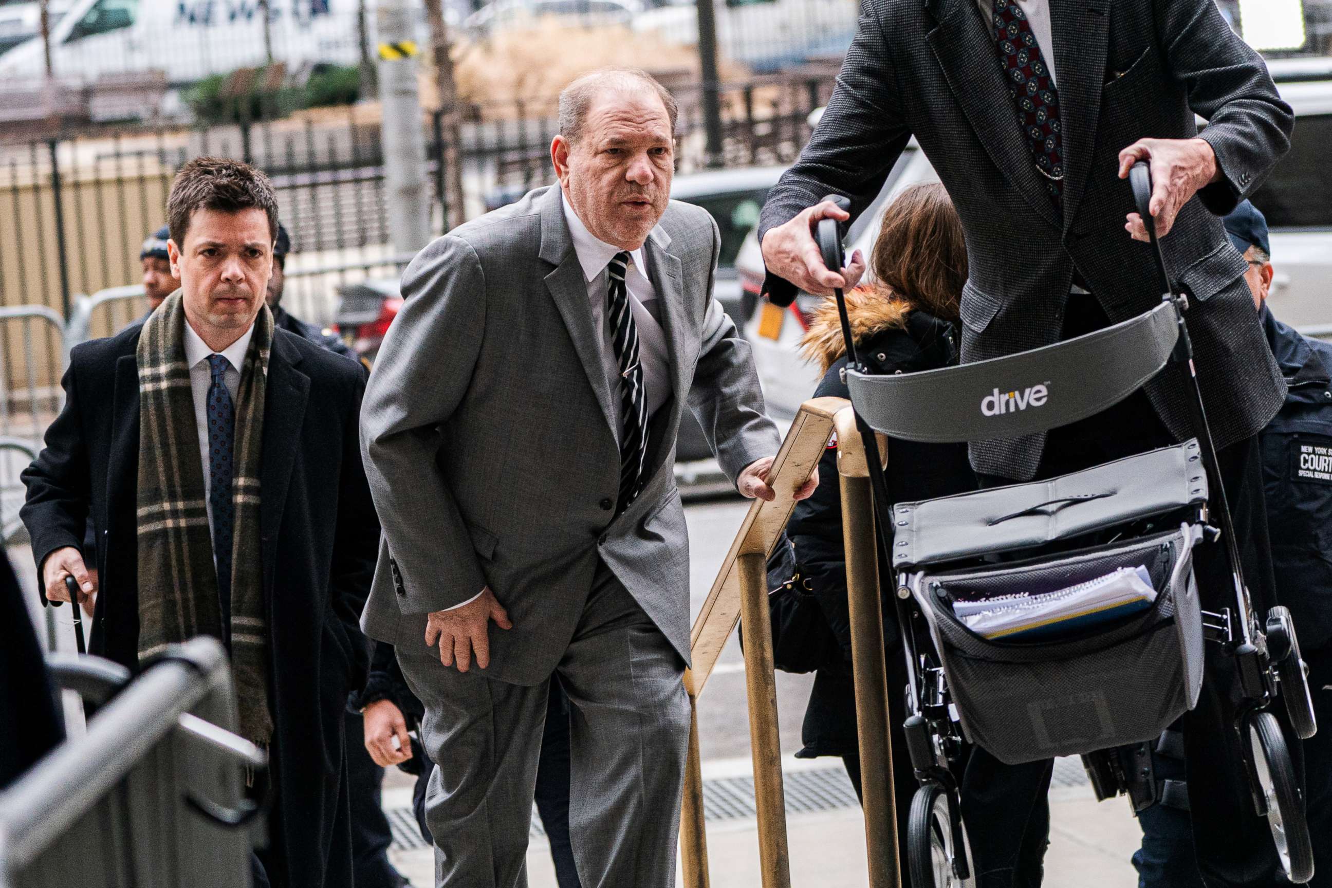 PHOTO: Film producer Harvey Weinstein arrives at New York Criminal Court for his sexual assault trial in New York, Jan. 31, 2020.