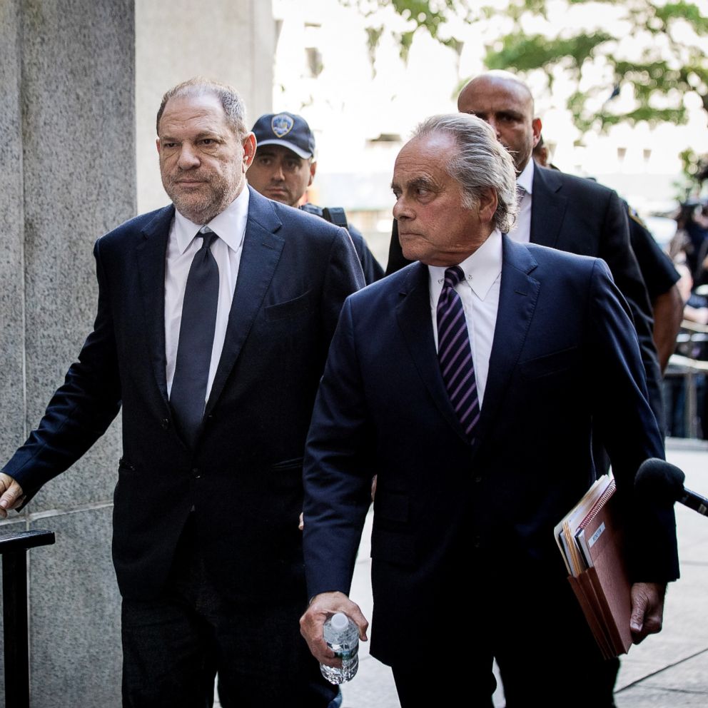 PHOTO: Harvey Weinstein and attorney Benjamin Brafman arrive at State Supreme Court, June 5, 2018, in New York City.