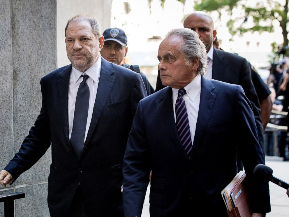 PHOTO: Harvey Weinstein and attorney Benjamin Brafman arrive at State Supreme Court, June 5, 2018, in New York City.