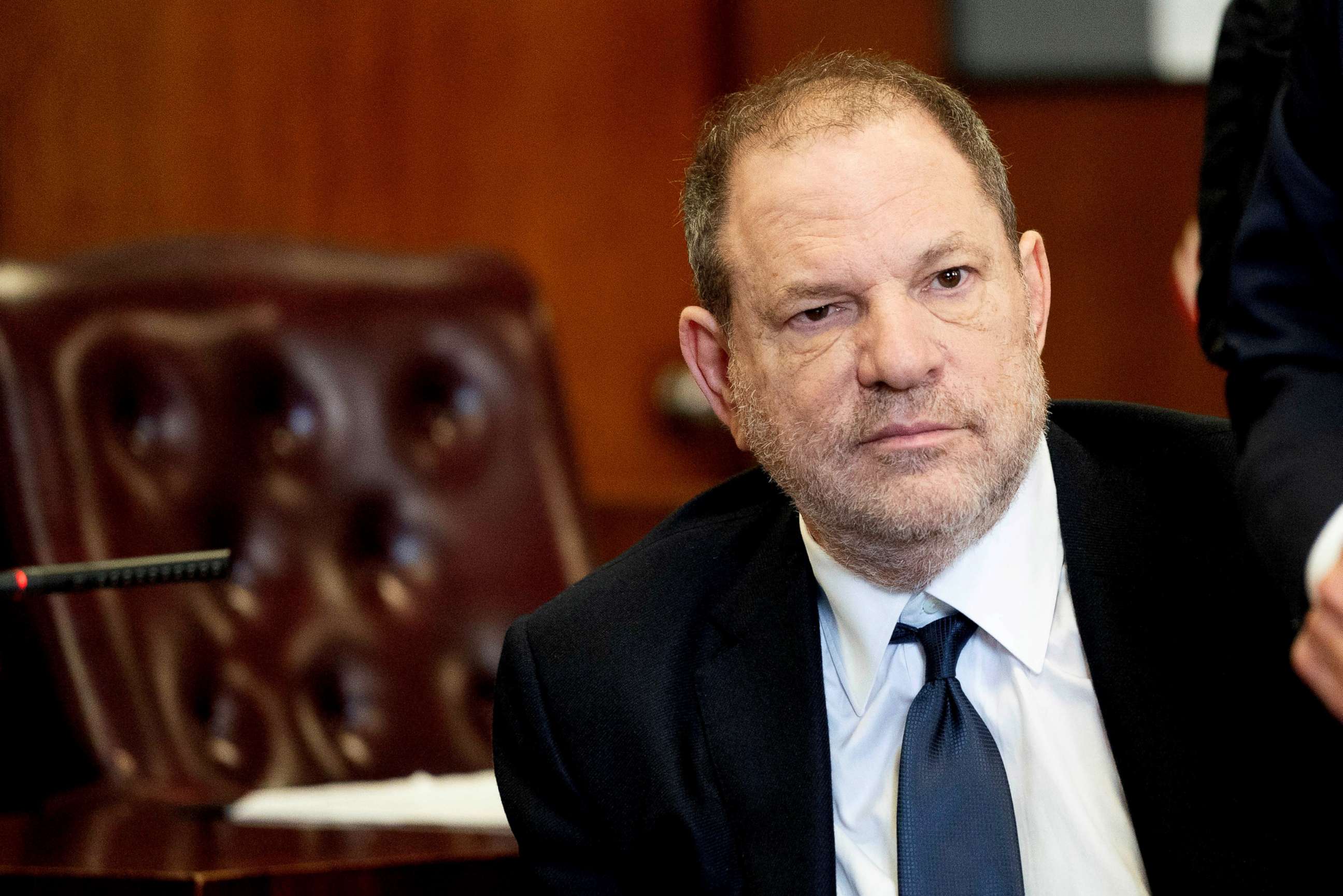 PHOTO: Harvey Weinstein inside Manhattan Criminal Court during his arraignment in New York, June 5, 2018.