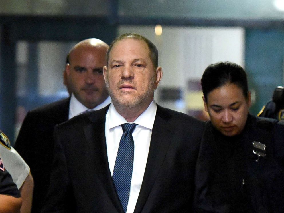 PHOTO: Harvey Weinstein arrives at New York State Supreme Court, Oct. 11, 2018, in New York City.