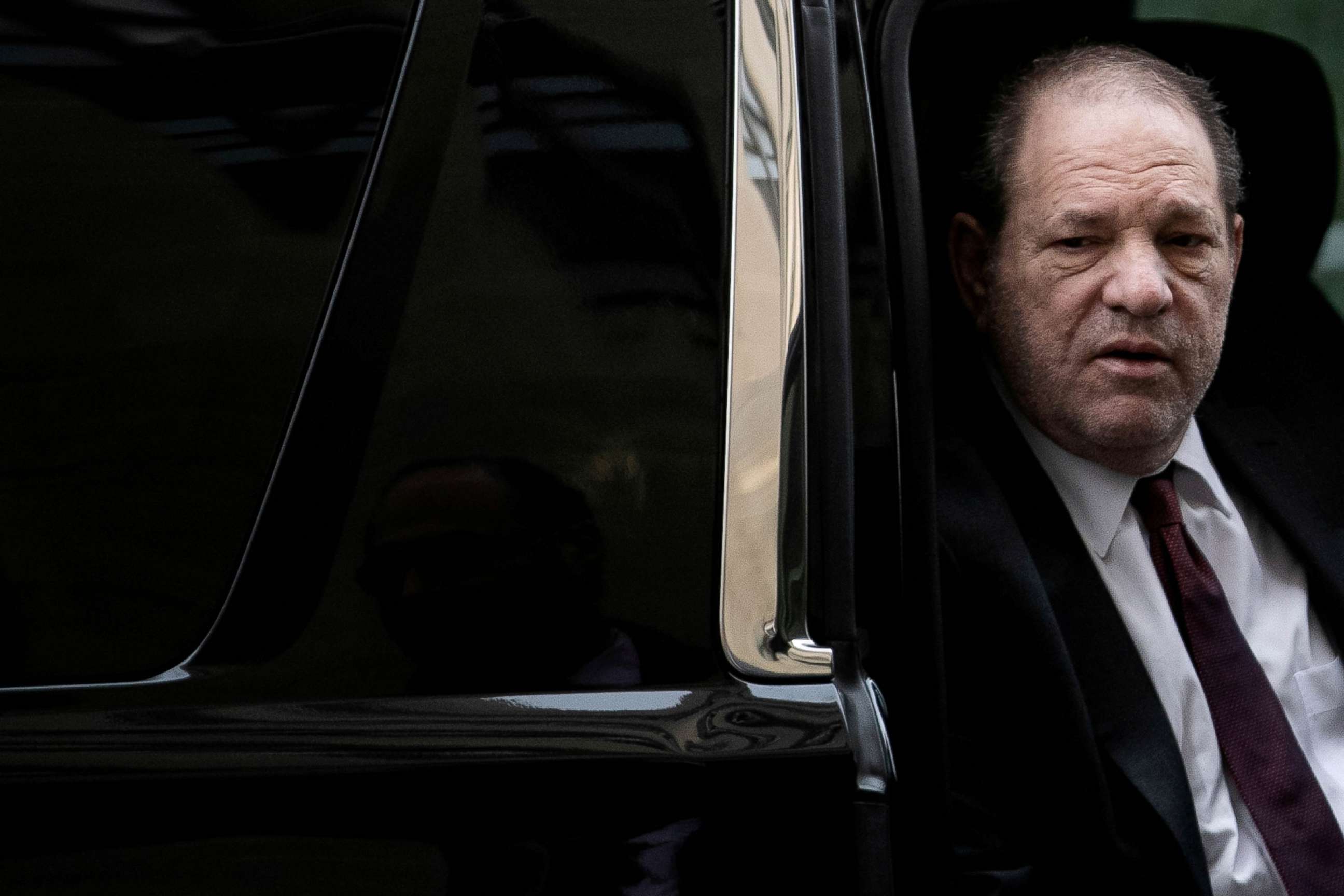 PHOTO: Harvey Weinstein arrives at New York Criminal Court for his sexual assault trial in the Manhattan borough of New York, Feb. 20, 2020. 