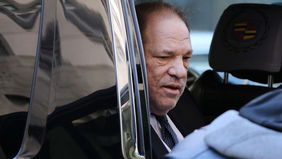 PHOTO: Harvey Weinstein arrives at Manhattan criminal court house as a jury continues with deliberations on Feb. 21, 2020, in New York.