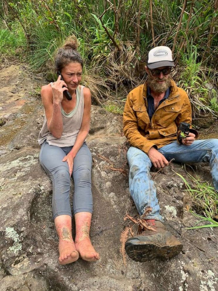 PHOTO: Hiker Amanda Eller was found after missing for 17 days, May 24, 2019, at Makawao Forest Reserve on the Hawaiian Island of Maui.