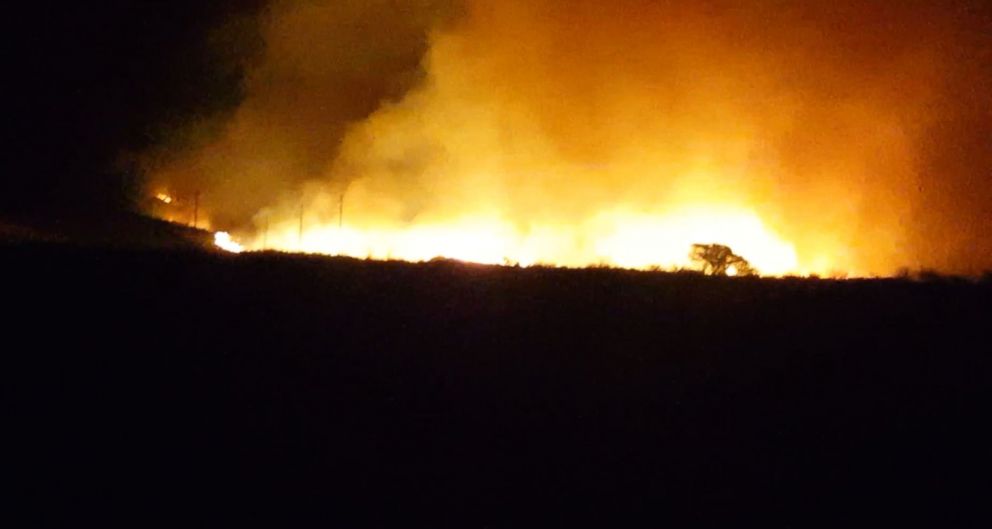 PHOTO: A bush fire broke out on the Island of Maui in Hawaii, Aug. 24, 2018.