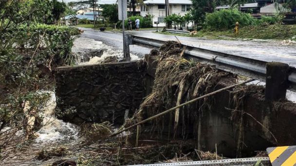 Tropical Storm Lane Retreats From Hawaii Leaves Over 45 Inches Of Rain