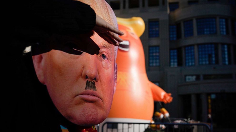 Baby Trump Funny Aluminum foil Balloon Toy Impeach Party Balloon 22" x 17" 