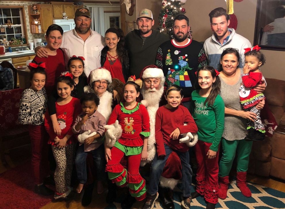 PHOTO: The Hawthorn family celebrates Christmas together.