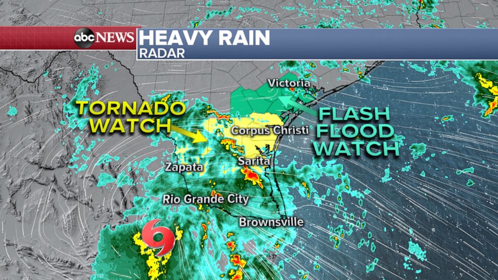 PHOTO: Heavy rain radar weather map, July 26, 2020.