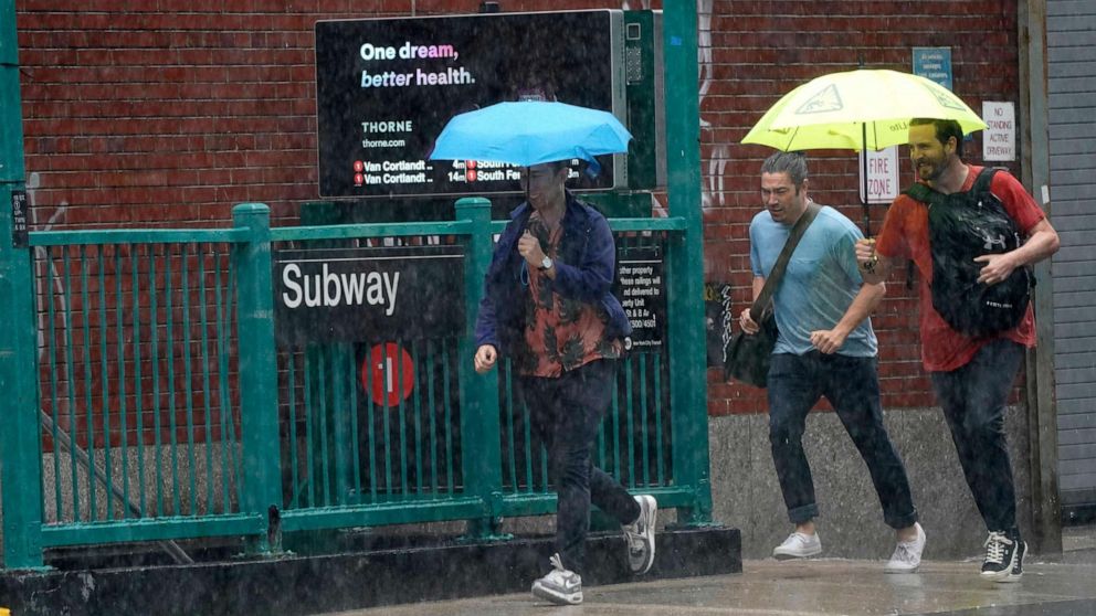 Tropical Storm Elsa moves up East Coast, bringing flash flood threat to millions of Americans