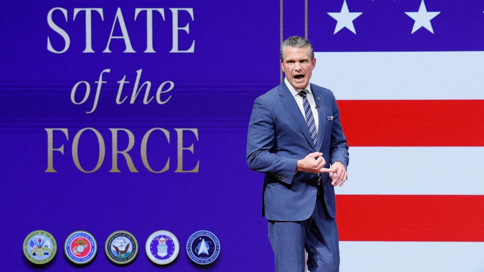 Hegseth says 20% of senior military officers will be cut, unveils new AI command