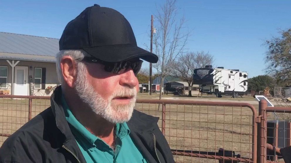 PHOTO: Jack Wilson, a former reserve sheriff's deputy, speaks of how he fatally shot a man who opened fire with a shotgun killing two parishioners inside the West Freeway Church of Christ in White Settlement, Texas, on Dec. 29, 2019.