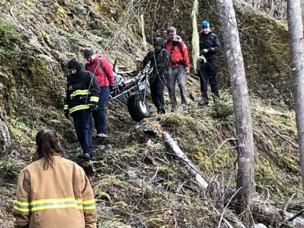 PHOTO: A 26-year-old trail runner was rescued from Olympic National Park, Wash., Feb. 22, 2020, after he crawled for more than 10 hours with a broken leg.