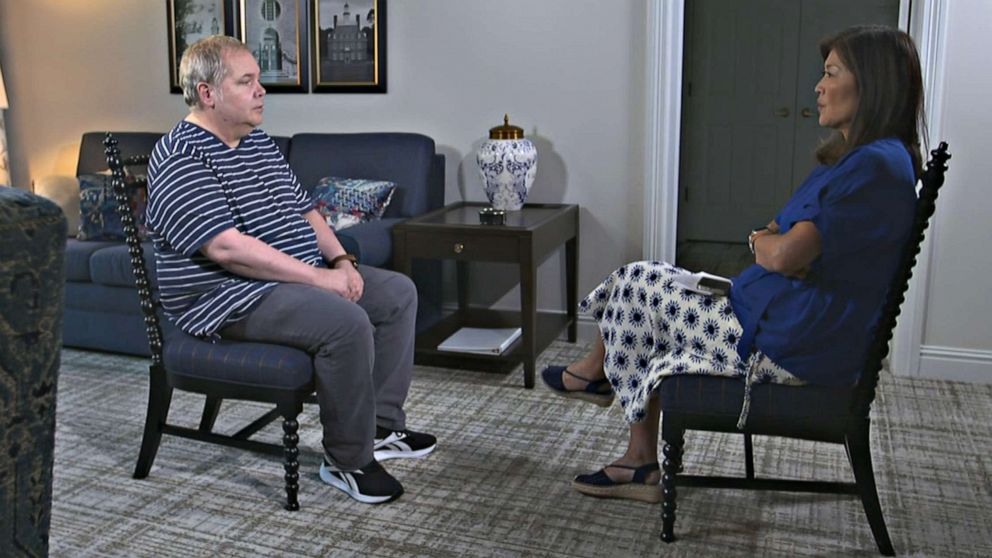 PICTURED: John Hinckley Jr. speaks to ABC News' JuJu Chang about his remorse for shooting President Ronald Reagan, police officer Thomas Delahanty, Secret Service agent Timothy McCarthy and publicist James Brady.