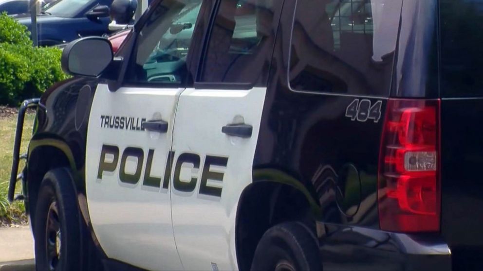 PHOTO: Police vehicle outside Hobby Lobby in Trussville, Ala., where an African-American man claims employee racially profiled him and called the police because he vaguely looked like a suspect in a check cashing scheme.