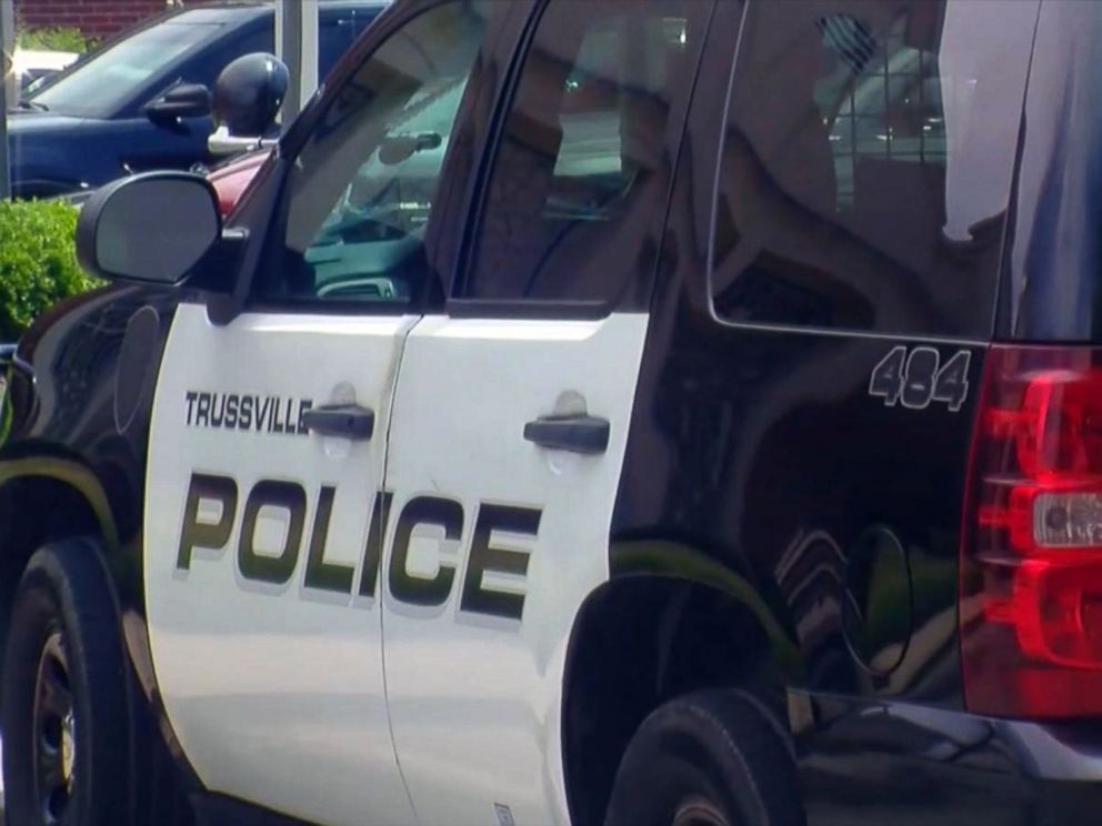 PHOTO: Police vehicle outside Hobby Lobby in Trussville, Ala., where an African-American man claims employee racially profiled him and called the police because he vaguely looked like a suspect in a check cashing scheme.