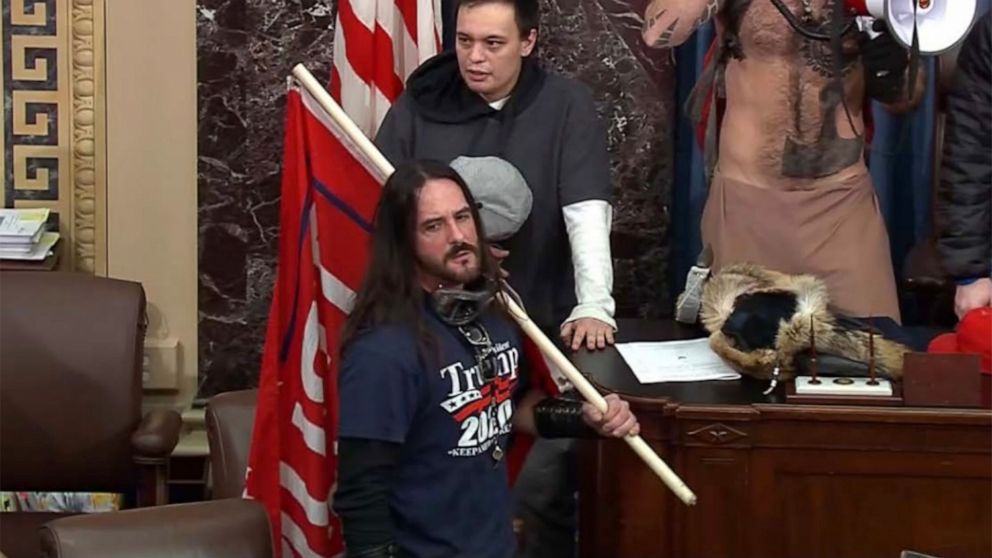 Florida man who carried Trump flag onto Senate floor pleads guilty in ...