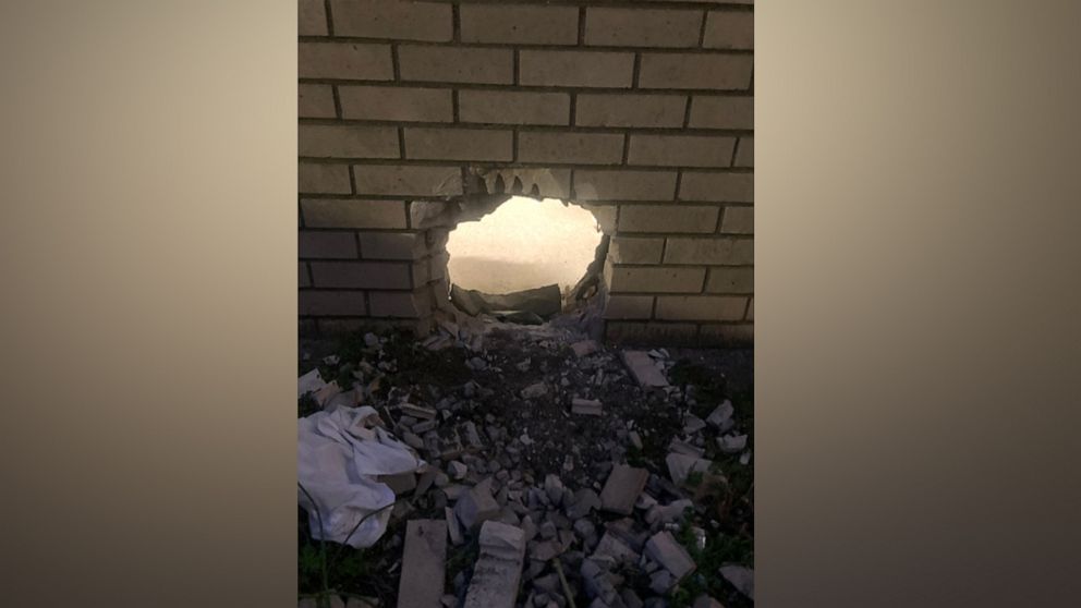 PHOTO: The Newport News Sheriff's Office said two inmates made this hole in a wall to escape the Newport News Jail Annex.