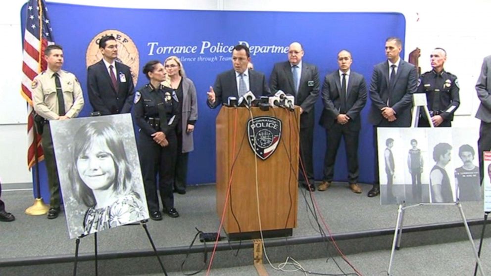PHOTO: The Torrance Police Department holds a press conference on the Terri Lynn Hollis cold case, Sept. 11, 2019.