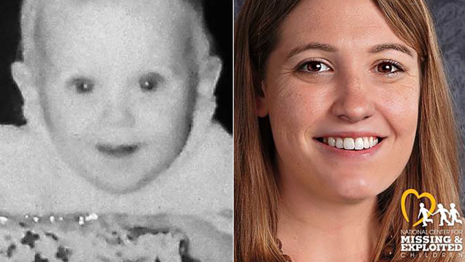 PHOTO: A photo of Holly Clouse before she went missing and an age progression photo of her.