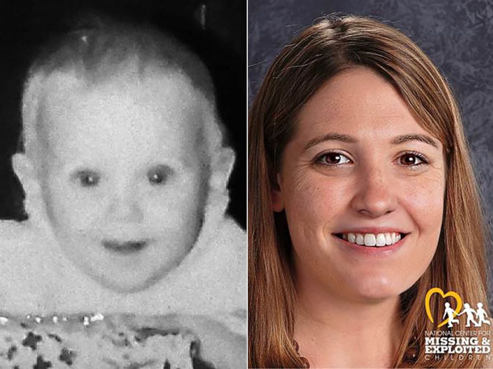 PHOTO: A photo of Holly Clouse before she went missing and an age progression photo of her. 