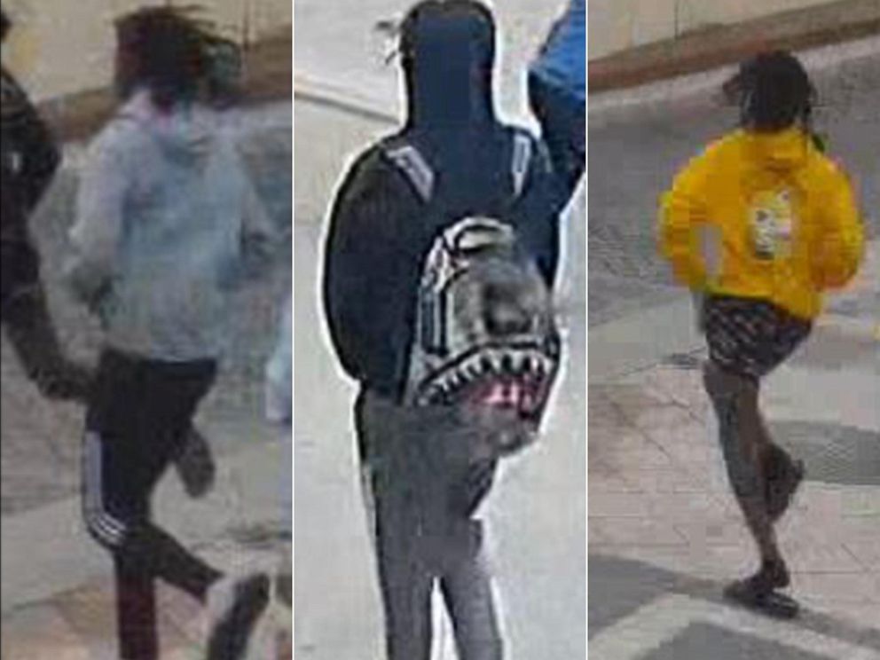 PHOTO: Hollywood police said they're looking to identify these three people they believe were involved in the shooting.
