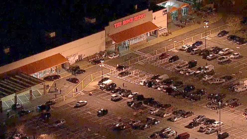 PHOTO: WABC chopper footage showed a scene of police activity at a Home Depot in Passaic, New Jersey, where Saipov is believed to have rented the truck used in the attack.