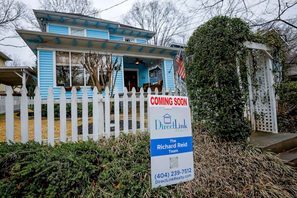 PHOTO: An existing home for sale in Atlanta, Georgia, Feb. 22, 2022.