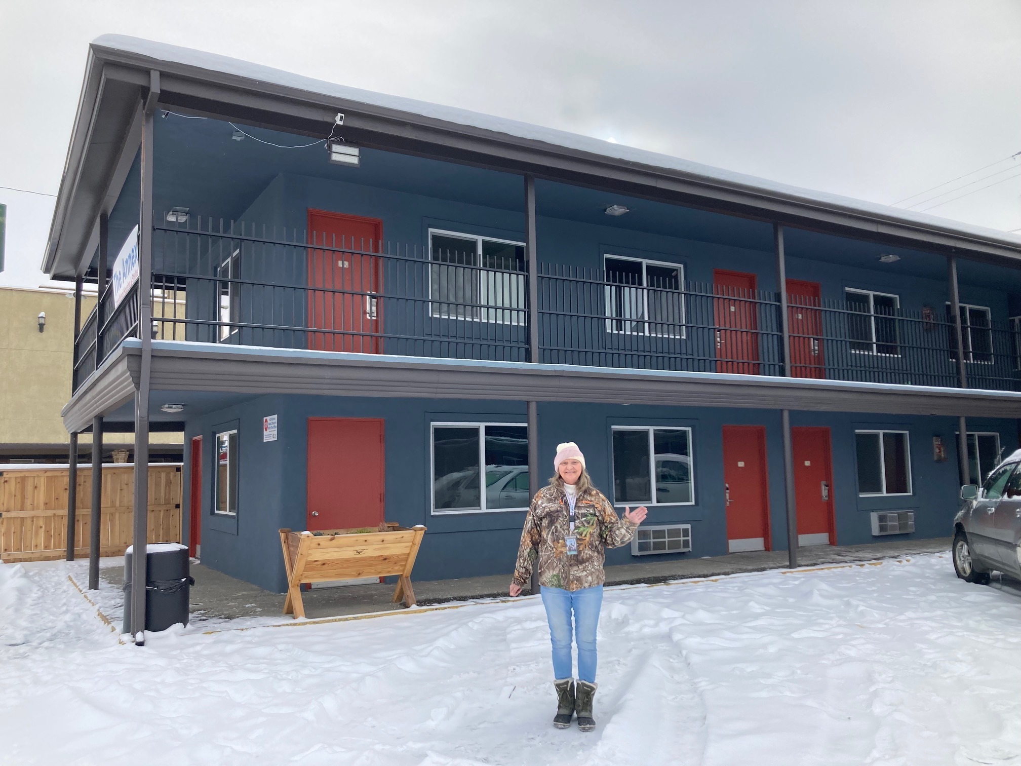 PHOTO: The Annex transitional housing program renovated an abandoned motel to house the homeless.