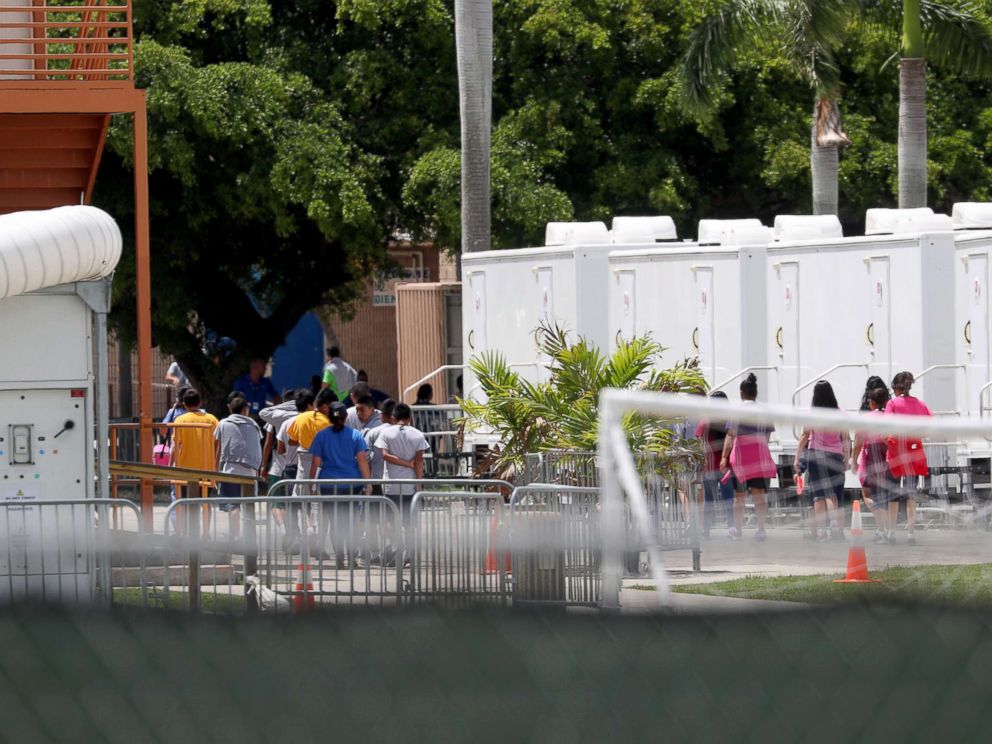 PHOTO: The Homestead Temporary Shelter for Unaccompanied Children on June 19, 2018 in Homestead, Fla.