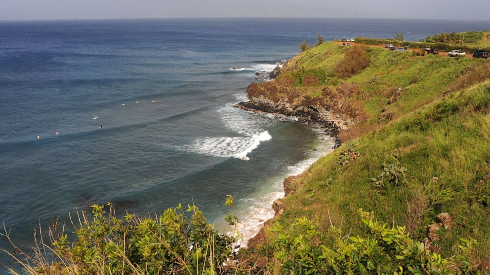 PHOTO: The shoreline near Honokohau, Maui in Hawaii is pictured on Dec. 28, 2014.