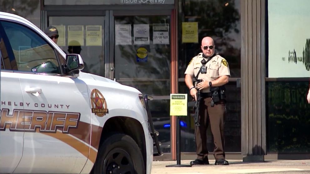 PHOTO: Four people were injured in a shooting at the Riverchase Galleria mall in Hoover, Ala., on July 3, 2020.