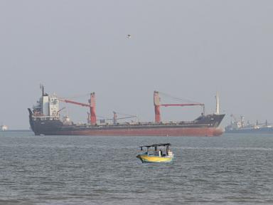 Iran live updates: IRGC says ship sank after striking mine in Strait of Hormuz