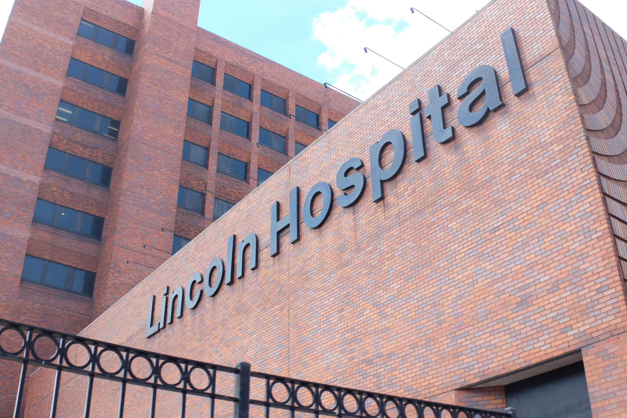 PHOTO: The exterior of Lincoln Medical and Mental Health Center is seen here.