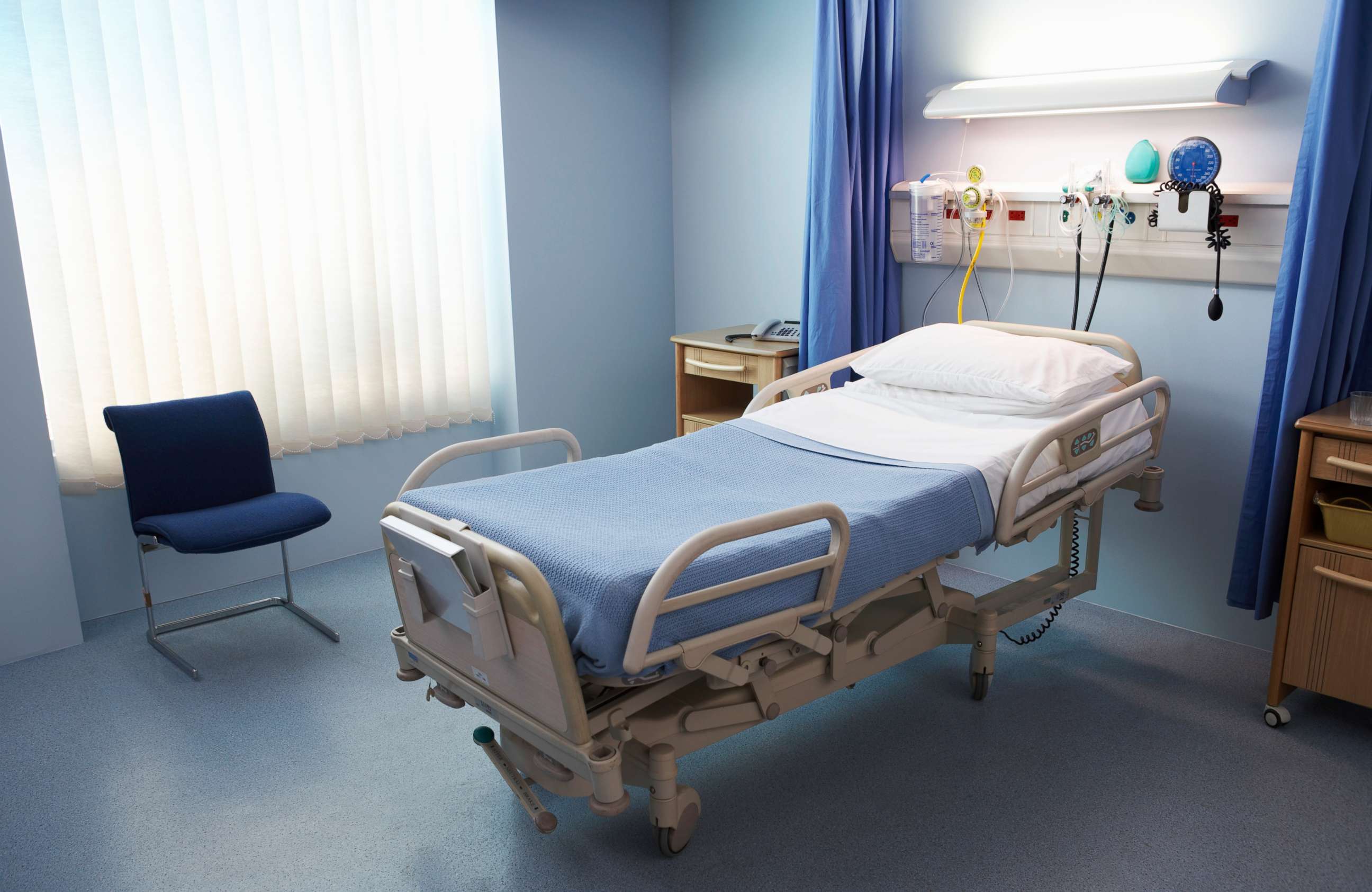 PHOTO: A hospital bed is seen in this undated stock image.
