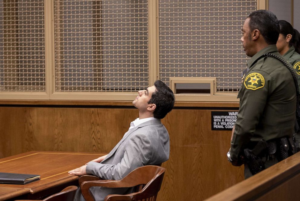 PHOTO: Defendant Hossein Nayeri sits in court following guilty verdicts during his trial in Newport Beach, CA., Aug. 16, 2019.