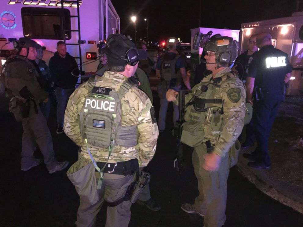 PHOTO: The SWAT team responded to an armed hostage-taking situation in Tacoma, Washington on September 7, 2018.