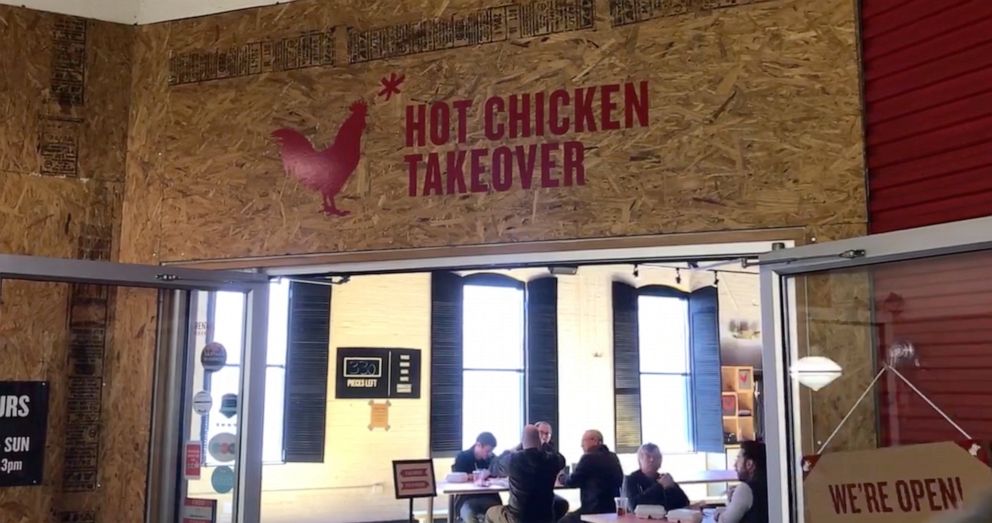 PHOTO: Hot Chicken Takeover, a Nashville-style chicken restaurant chain headquartered in Columbus, Ohio, hires recovering addicts as well as other formerly incarcerated and homeless people.