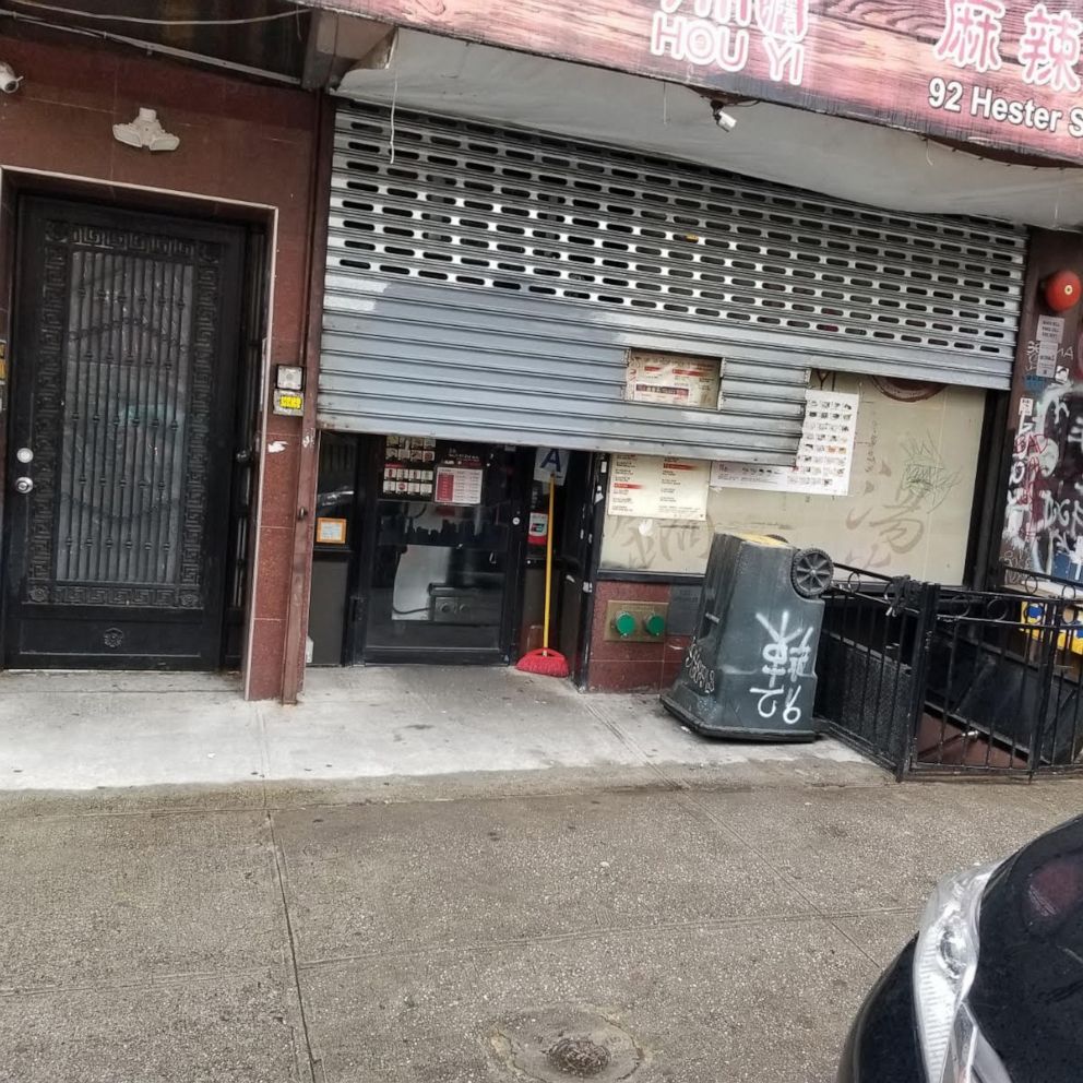 PHOTO: Hou Yi Hot Pot on 92 Hester St. in Chinatown in New York is pictured during the coronavirus pandemic shutdown.