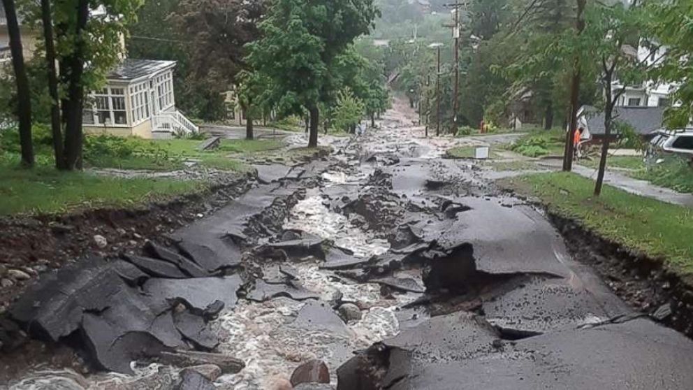 Record flooding in the Midwest as East Coast continues to heat up - ABC ...