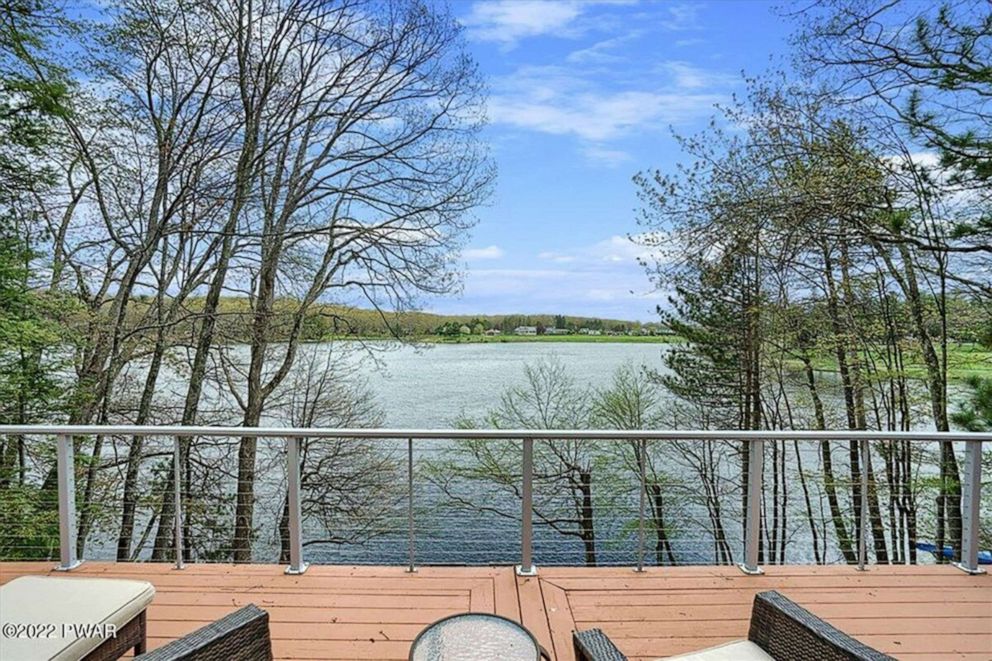 PHOTO: The view from a lakeside vacation home in the private community of Hemlock Farms in Pennsylvania's Pocono Mountains. Demand for second-homes skyrocketed to record levels at the height of the pandemic