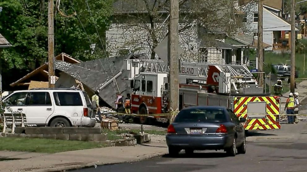 Victim Hospitalized After Explosion Flattens Home In Cleveland - ABC News