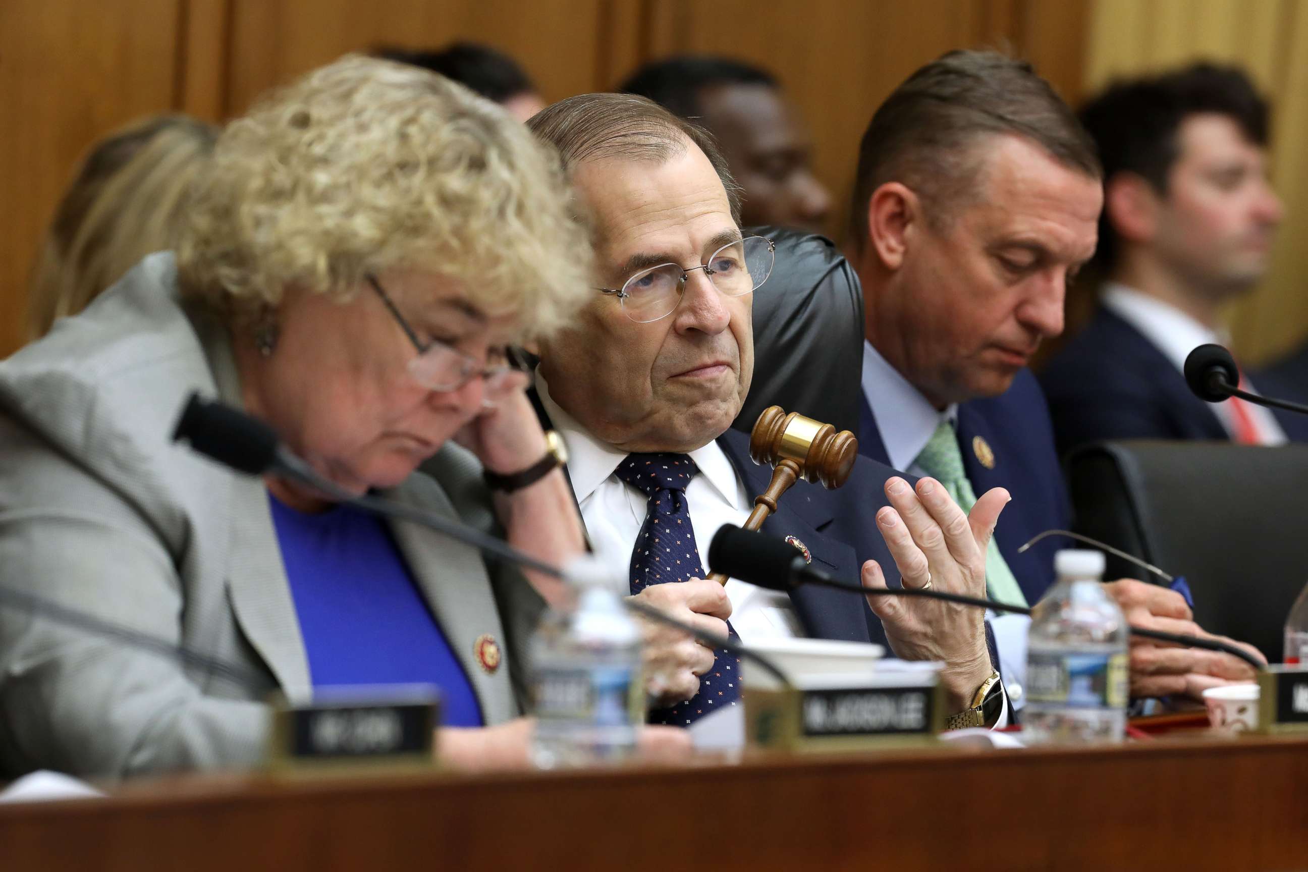 PHOTO: House Judiciary Committee Chairman Jerrold Nadler presides over a hearing  in the Rayburn House Office Building on Capitol Hill, May 08, 2019, in Washington.